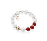 Bracciale Lelune Donna LELUNE GLAMOUR in Argento Perla LGBR420 - LGBR420